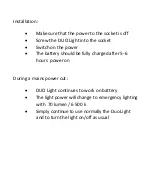 Preview for 8 page of ABSINA Duo Light 2001 User Manual