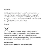 Preview for 11 page of ABSINA Duo Light 2001 User Manual