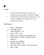 Preview for 12 page of ABSINA Duo Light 2001 User Manual