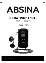 Предварительный просмотр 1 страницы ABSINA WALLBOX Operating Manual