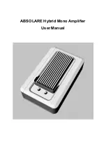 Preview for 1 page of Absolare Hybrid Mono Amplifier User Manual