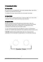 Preview for 7 page of Absolare Hybrid Mono Amplifier User Manual