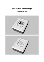 Absolare Phono Stage User Manual preview