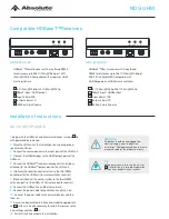 Preview for 11 page of Absolute Acoustics NDS-UHM Series Install Manual