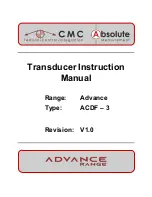 Absolute Measurement ACDF-3 Instruction Manual preview