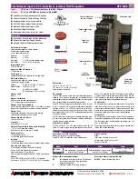 Preview for 1 page of Absolute Process Instruments APD 4008 Quick Start Manual