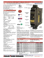 Предварительный просмотр 1 страницы Absolute Process Instruments APD 44H Series Quick Start Manual