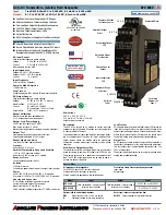 Предварительный просмотр 1 страницы Absolute Process Instruments APD 6380 Quick Start Manual