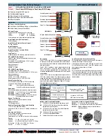 Предварительный просмотр 1 страницы Absolute Process Instruments API 1600 G Manual