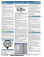 Предварительный просмотр 2 страницы Absolute Process Instruments Cecomp F16DR Series Instructions