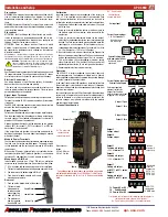 Предварительный просмотр 2 страницы Absolute Process Instruments IsoSplitter APD 4930 Quick Start Manual