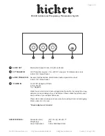 Preview for 3 page of Abstract Data Kicker User Manual