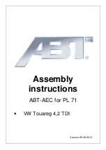 Предварительный просмотр 1 страницы Abt ABT-AEC Assembly Instructions Manual