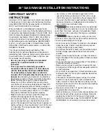 Preview for 3 page of Abt FRONT CONTROL 30" Installation Instructions Manual