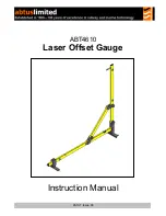 Предварительный просмотр 1 страницы Abtus ABT 4610 Laser Offset Gauge Instruction Manual