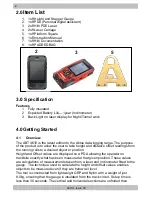 Предварительный просмотр 3 страницы Abtus ABT 4610 Laser Offset Gauge Instruction Manual