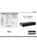 Abtus Eco Digital AMP-S025A Manual preview