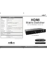 Preview for 1 page of Abtus MAX-HDMI42/AP4 User'S Operation Manual