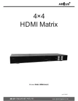 Abtus MAX-HDMI44A-G Manual preview