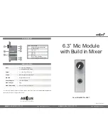 Abtus MU-MIX31-A-06-ST Manual preview