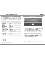 Preview for 2 page of Abtus SPS-A005A User'S Operation Manual