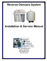 Abundant Flow Water Systems ROFK5 Installation & Service Manual preview
