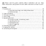 Preview for 17 page of Abus 160HB230 Fitting And Operating Instructions