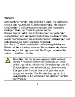 Preview for 2 page of Abus 2WAY FU8100 Operation Manual