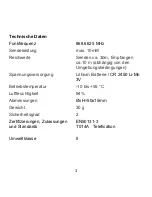 Preview for 3 page of Abus 2WAY FU8100 Operation Manual