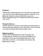 Preview for 7 page of Abus 2WAY FU8100 Operation Manual