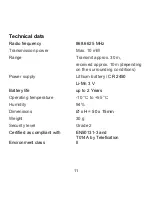 Preview for 11 page of Abus 2WAY FU8100 Operation Manual