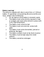 Preview for 16 page of Abus 2WAY FU8100 Operation Manual