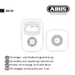 Abus 73126 Assembly And Operating Instructions Manual preview