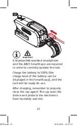 Preview for 23 page of Abus 8078 Fitting And Operating Instructions