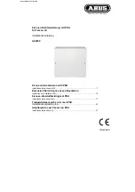 Preview for 1 page of Abus AZ4250 Installation Instructions Manual