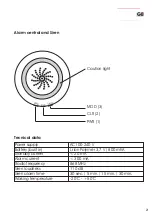 Предварительный просмотр 21 страницы Abus CITADEL Alarm Set Micral Fitting And Operating Instructions