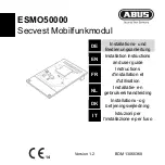 Abus ESMO50000 Installation Instructions And User Manual предпросмотр