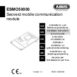 Preview for 18 page of Abus ESMO50000 Installation Instructions And User Manual