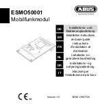 Preview for 1 page of Abus ESMO50001 Installation Instructions And User Manual