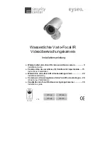 Preview for 1 page of Abus eyseo TV7144 Installation Manual