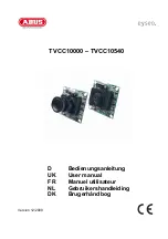 Preview for 1 page of Abus eyseo TVCC10540 User Manual