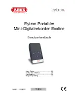 Abus Eytron TV8510 User Manual preview