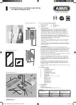 Preview for 1 page of Abus FO500 Installation And Operation Instructions Manual