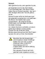 Preview for 2 page of Abus FU8305 Operating Instructions Manual