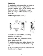 Preview for 9 page of Abus FU8305 Operating Instructions Manual