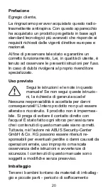 Preview for 20 page of Abus FU8305 User Manual