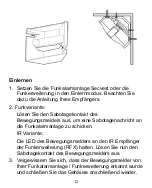 Предварительный просмотр 12 страницы Abus FU8360 Manual