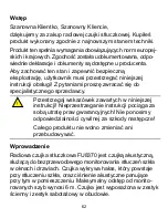 Предварительный просмотр 62 страницы Abus FU8370 Manual