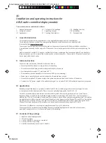 Preview for 9 page of Abus FU8403 Assembly And Operating Instructions Manual