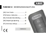 Предварительный просмотр 1 страницы Abus FUBE50012 User Manual